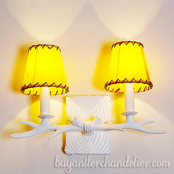 White Wall Light Sconces Twin Bedside Lamps Buyantlerchandelier Com