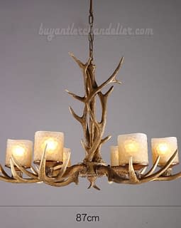 Elk 6 Antler Chandelier Candle Style Pendant Lights Elk 6 Antler Chandelier Candle Style