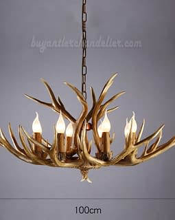 Elk 8 Cast Antler Chandelier Cascade Pendant Lights Elk 8 Cast Antler Chandelier Cascade