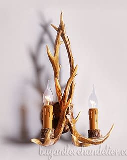 Antler Wall Light Sconces Rustic Light Home Decor Lighting Buyantlerchandelier Com