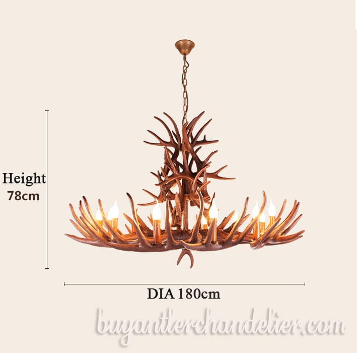 Antler Chandeliers Rustic Pendant Lights For Farmhouse