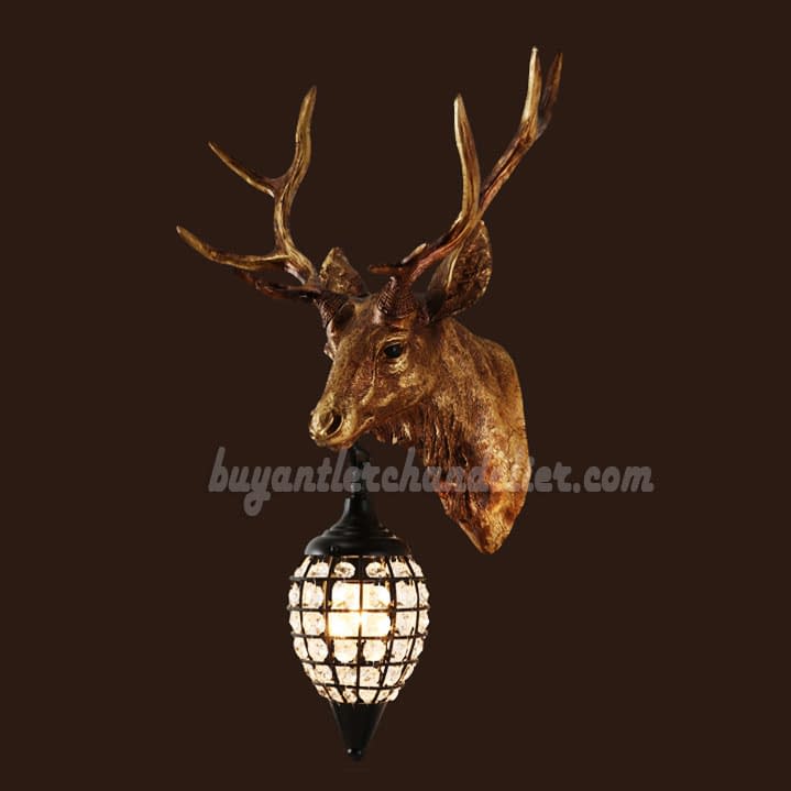 Elk Deer Head Wall Sconces Lamps Pendant Light Decor